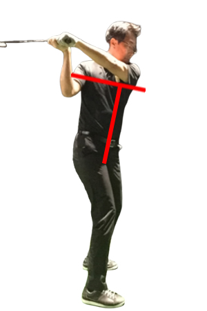 上半身が起き上がる