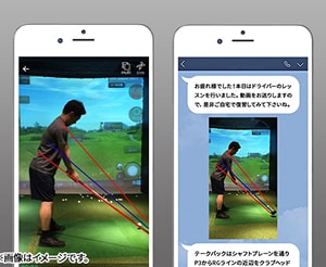 レッスンのレビュー動画