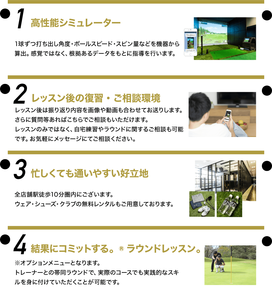 RIZAP GOLFのサービス紹介